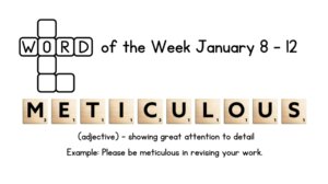 Word of the Week: January 8-12